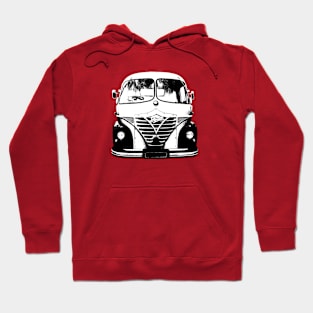 Foden S21 1960s classic heavy lorry monoblock black/white Hoodie